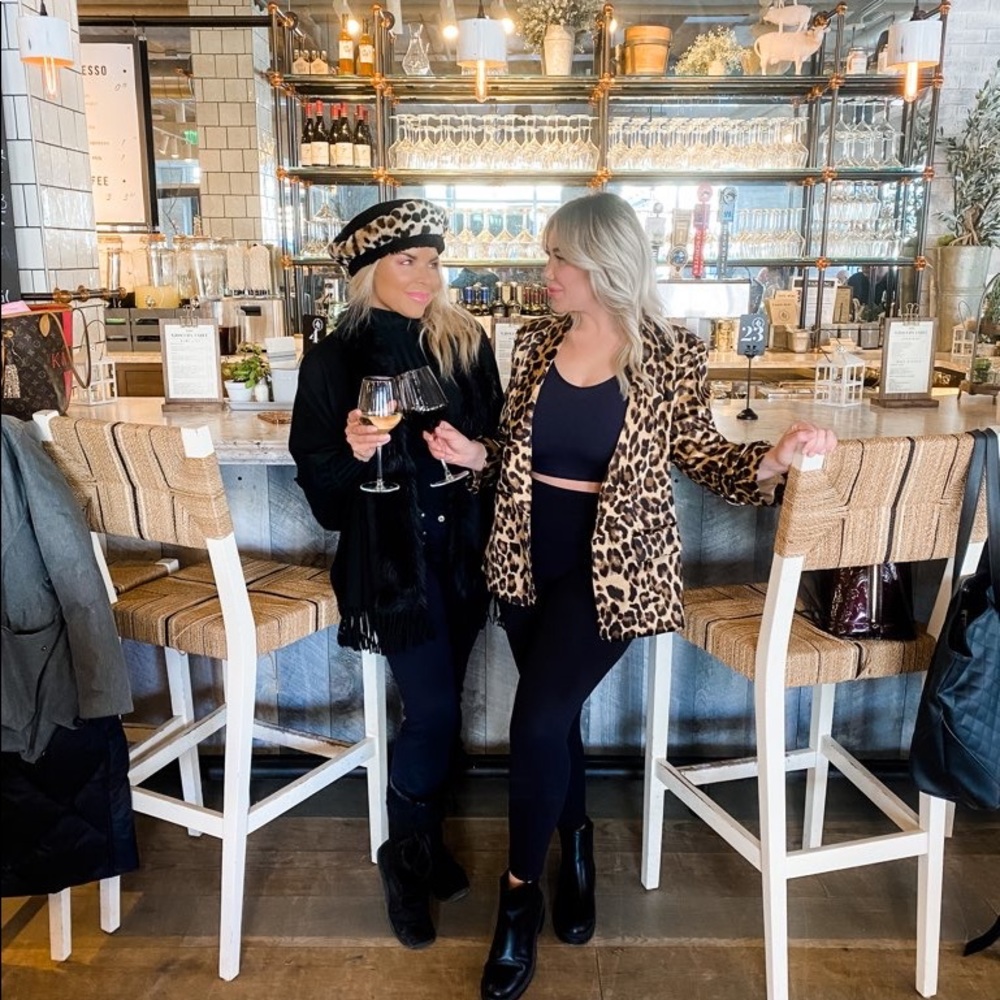Leopard blazer